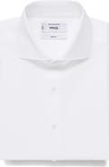 MANGO Slim Fit Cotton Button-Up Shirt