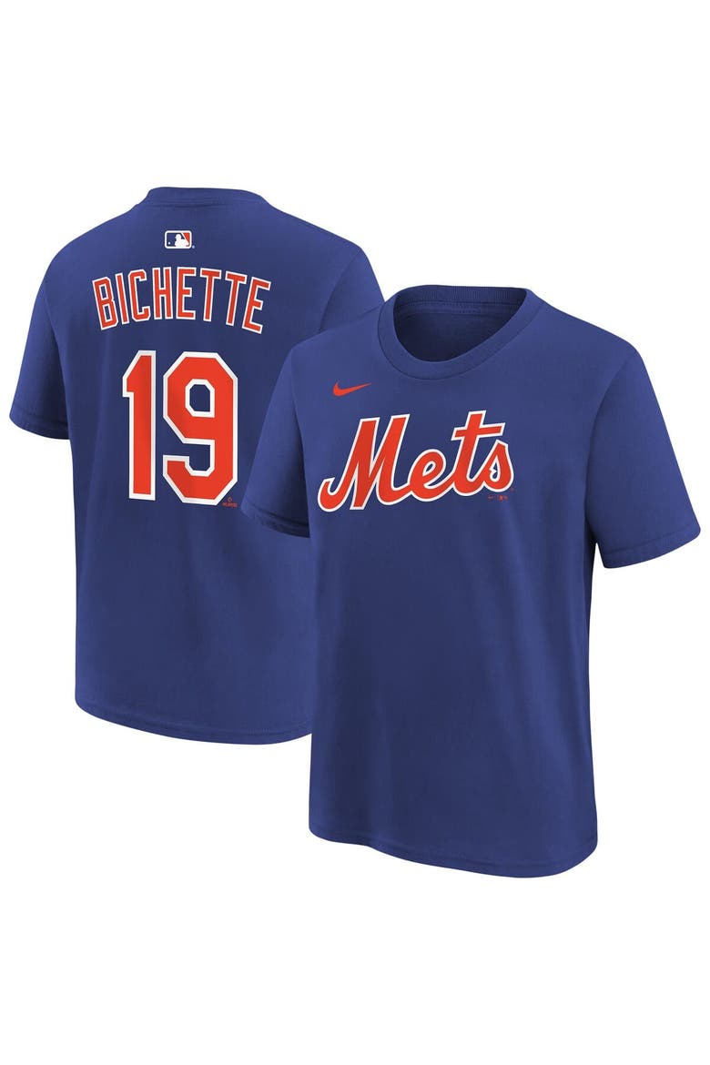 Youth Nike Bo Bichette Royal New York Mets Name & Number T-Shirt, Main, color, Royal