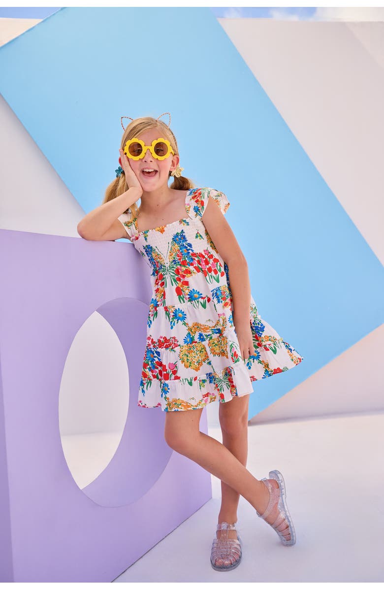 BISBY Kids' Twirl Dress, Alternate, color, Vintage Floral