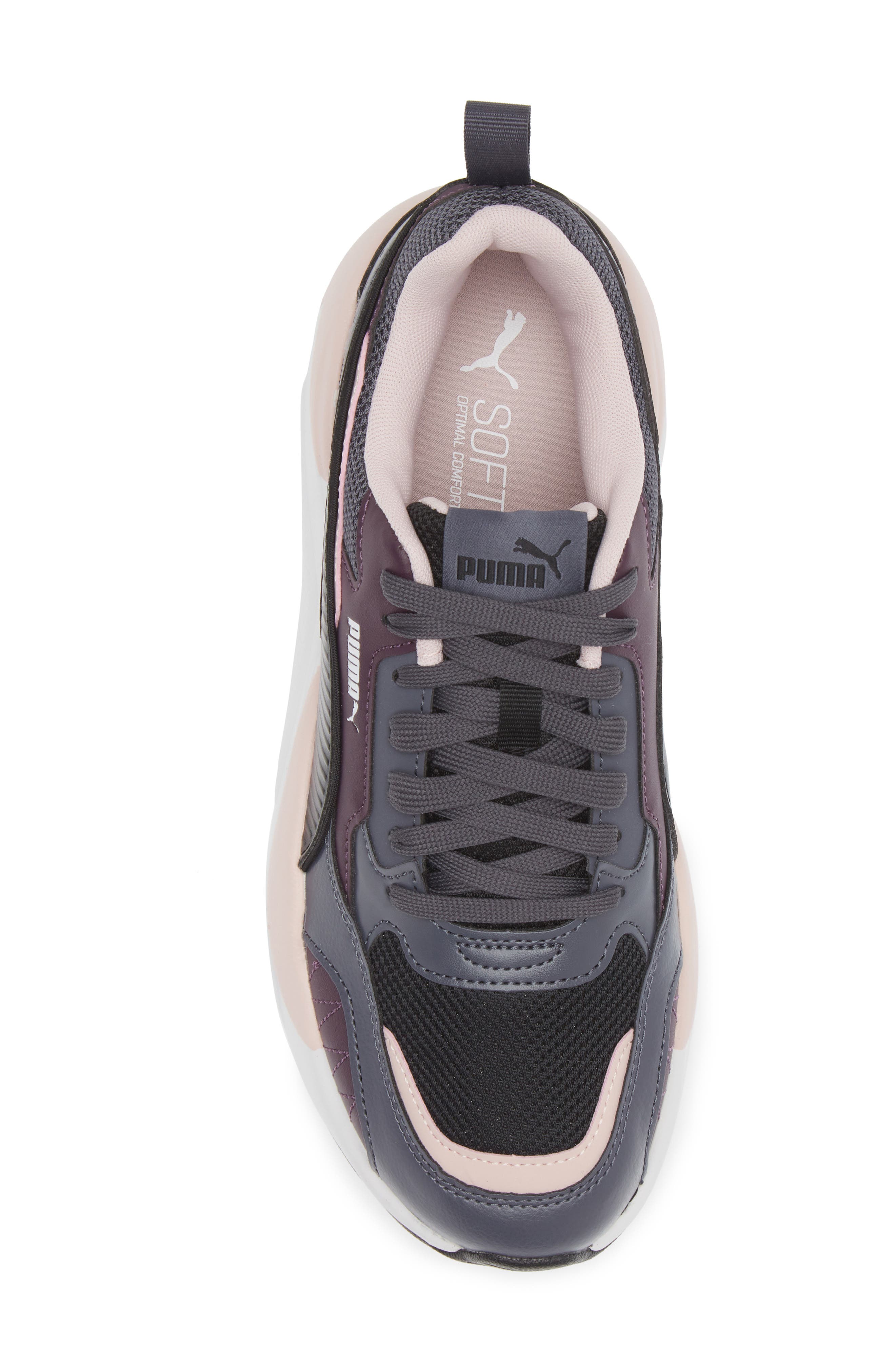 PUMA X-Ray 2 Square Sneaker, Alternate, color, Galactic Gray-Black-Plum-Mauve