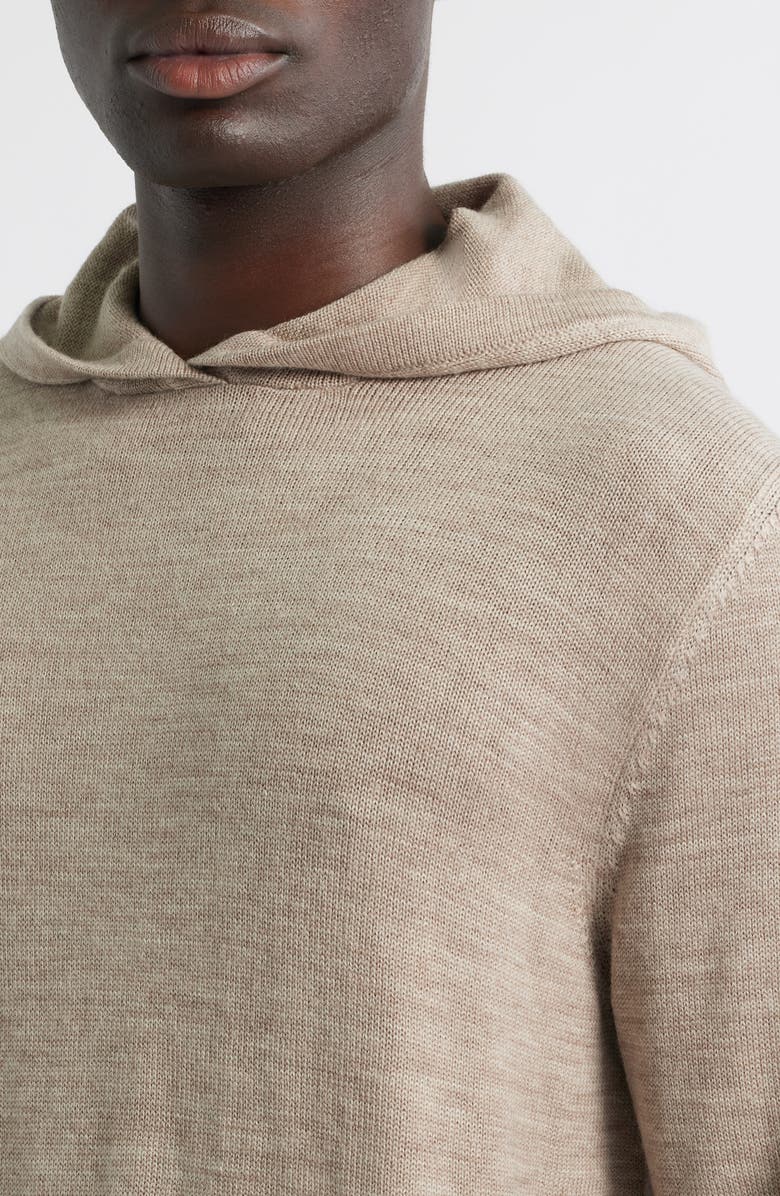 ALEX CRANE Campo Hooded Merino Wool Sweater, Alternate, color, Bone