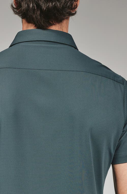 7 Diamonds Alldridge Short Sleeve Button-up Shirt In Blue