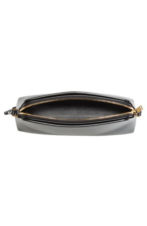 Saint Laurent Mini Lou Matelassé Leather Camera Bag In Black