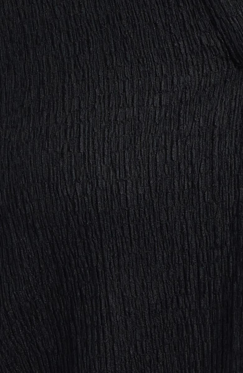 AK ANNE KLEIN Tulip Sleeve Ridge Knit Top, Alternate, color, Anne Black