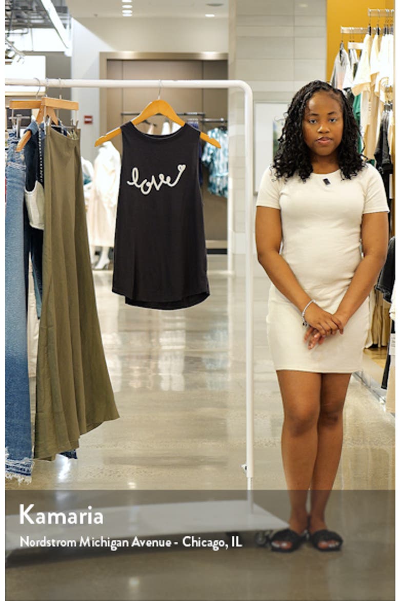 Love Script Jade Cotton Blend Muscle Tank video