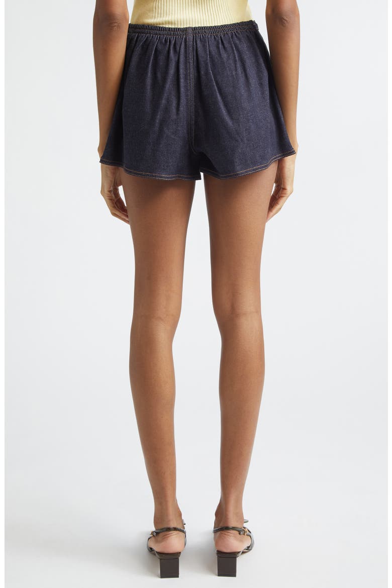 Le Amelo de-Nîmes Denim Shorts, Alternate, color, DARK NAVY