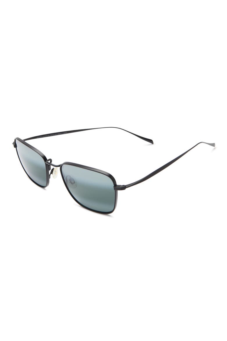 Polarized Square Sunglasses, Alternate, color, BLACK BLACK GREY