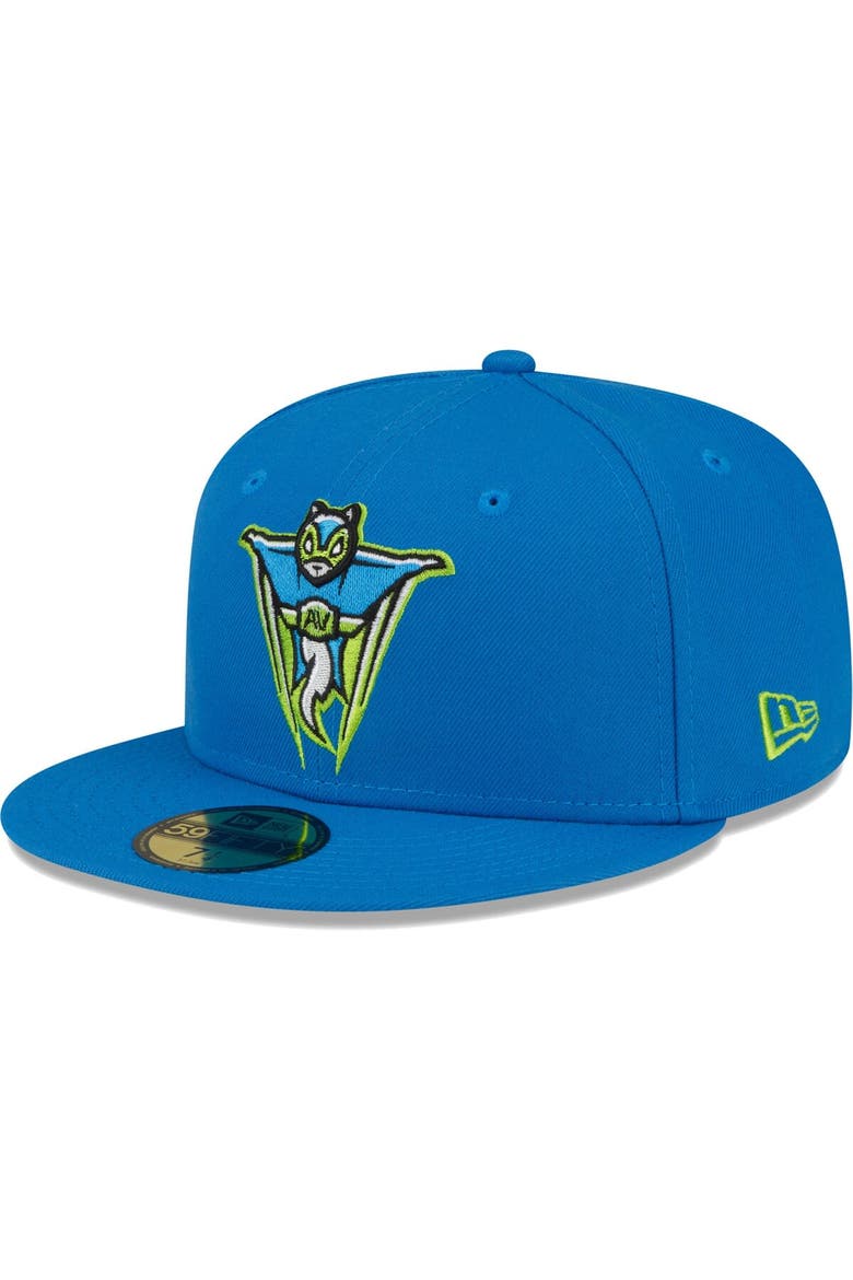 Men's New Era Blue Richmond Flying Squirrels Copa De La Diversion 59FIFTY Fitted Hat, Main, color, Blue