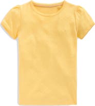 Mini Boden Kids' Cotton Pointelle T-Shirt