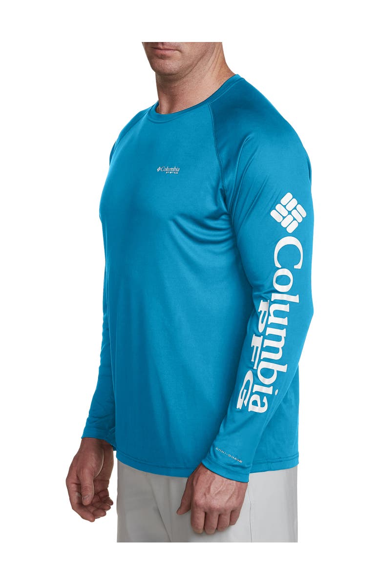 Columbia Big & Tall Terminal Tackle Shirt, Alternate, color, Blue Echo