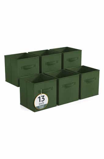 Set of 6 13-Inch Foldable Storage Cubes
