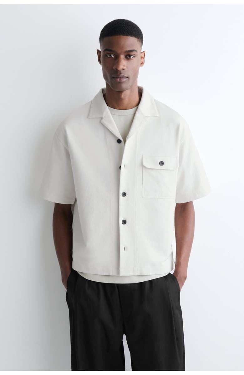 COS Cotton Utility Shirt, Main, color, White