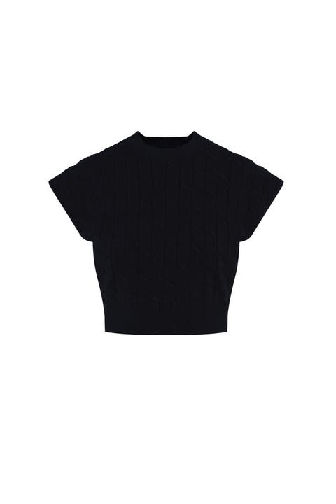 Cable Knit Soft Stretch Vest