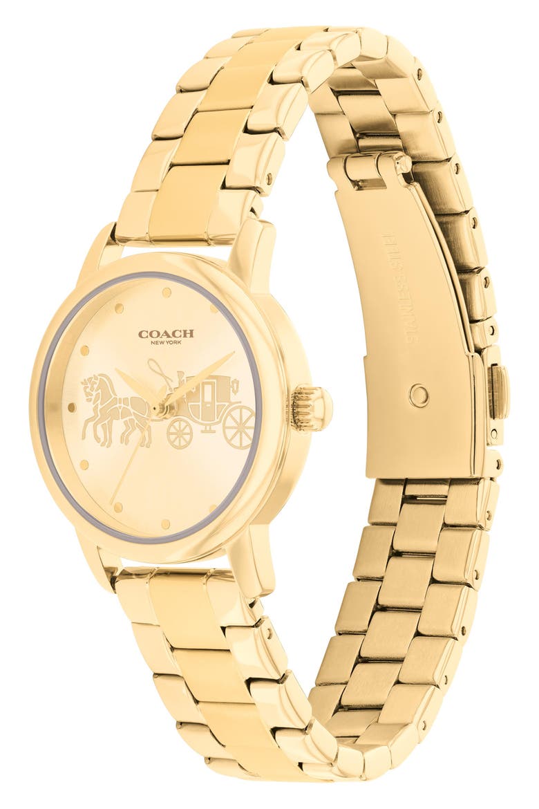 Grand Bracelet Watch, Alternate, color, GOLD