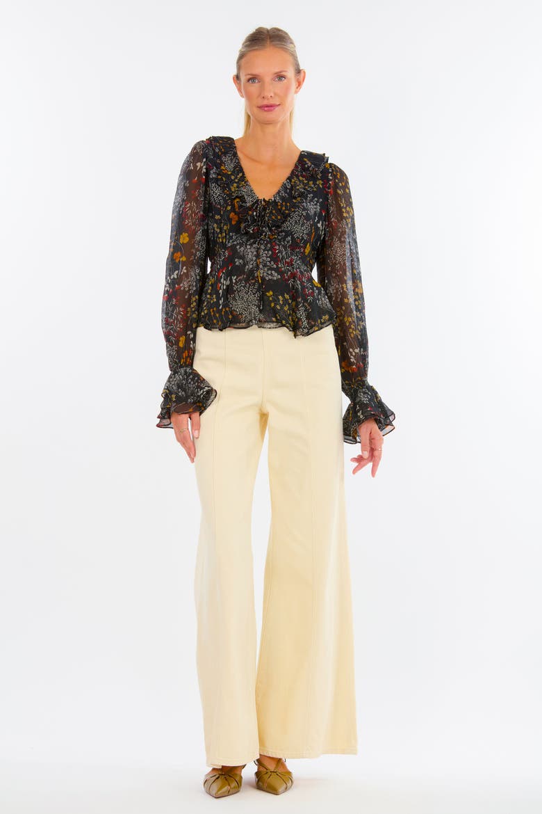 Neveah Top, Alternate, color, Wildflower