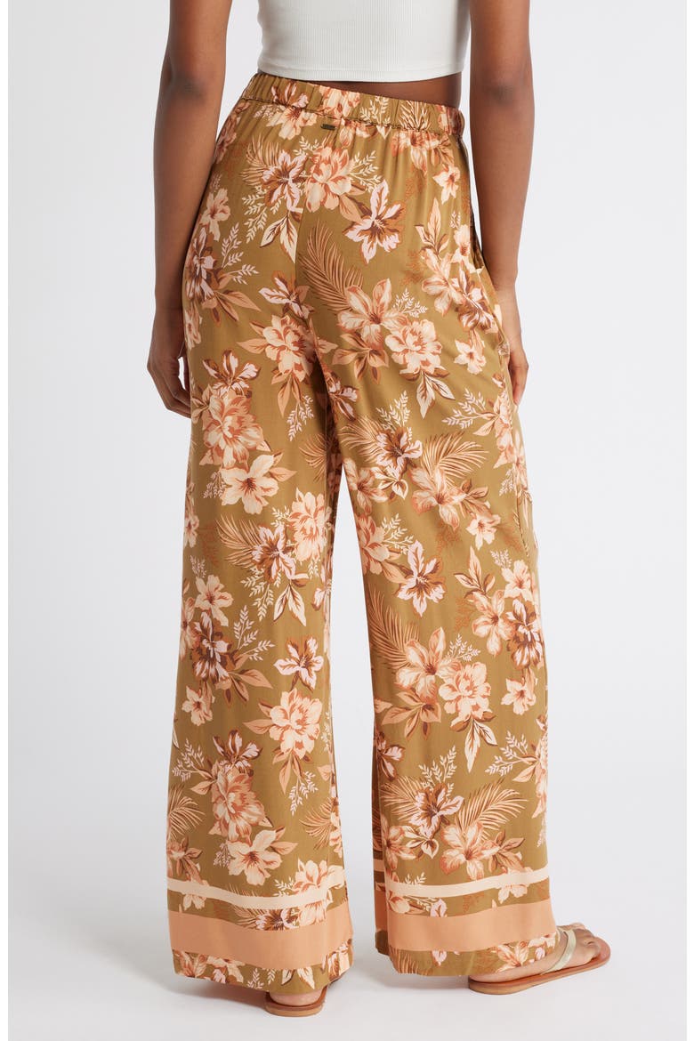 Desert Dreams Floral Wide Leg Pants, Alternate, color, BRONZE