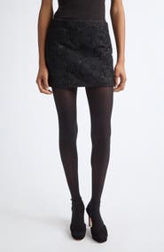 Veronica Beard Olenna Embellished Silk Blend Miniskirt