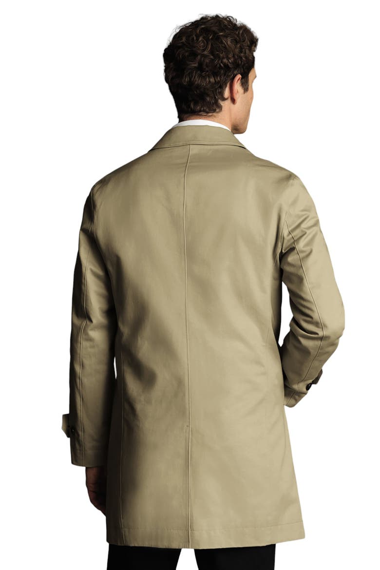 Classic Showerproof Cotton Raincoat, Alternate, color, Limestone
