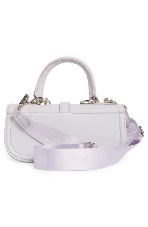Steve Madden Prince Crossbody Bag With Bag Charms In Purple