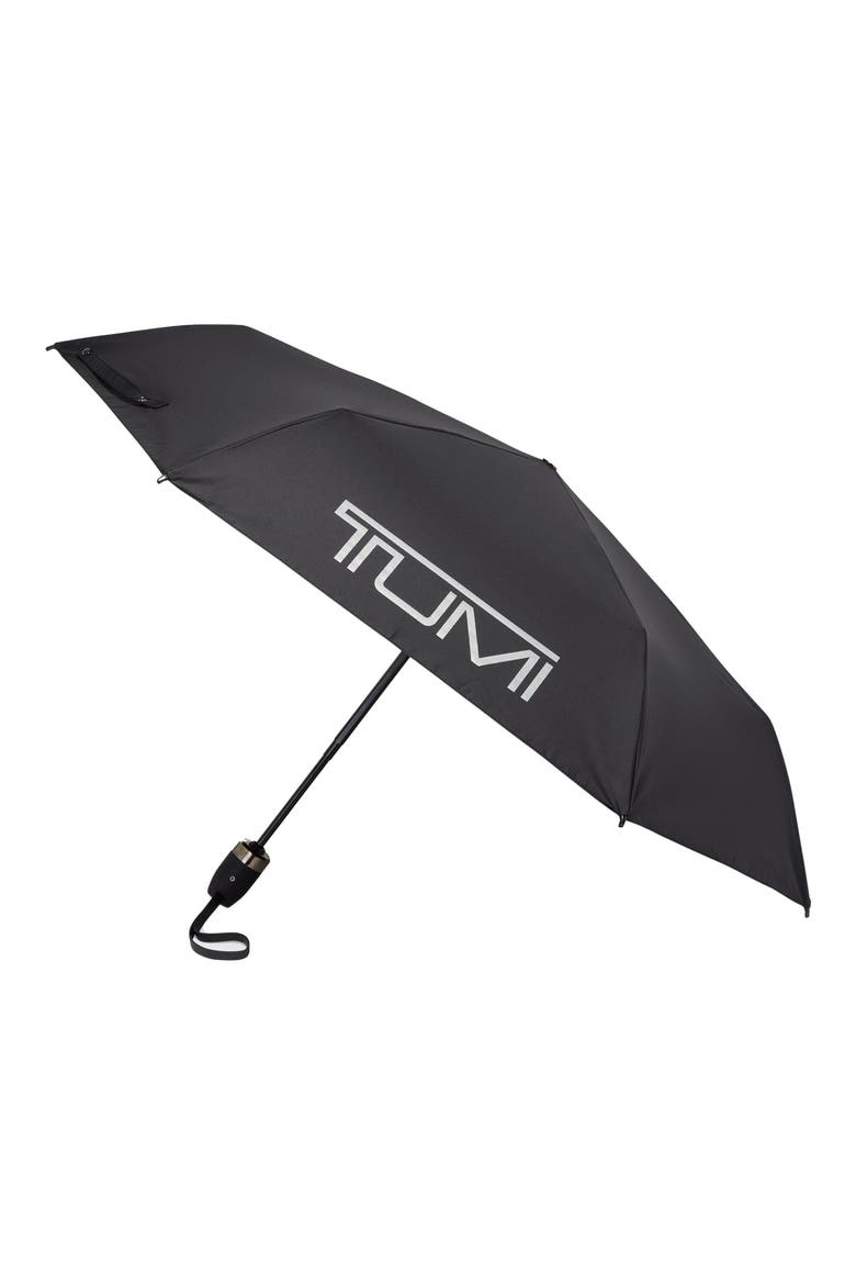 Medium Auto Close Umbrella, Main, color, BLACK