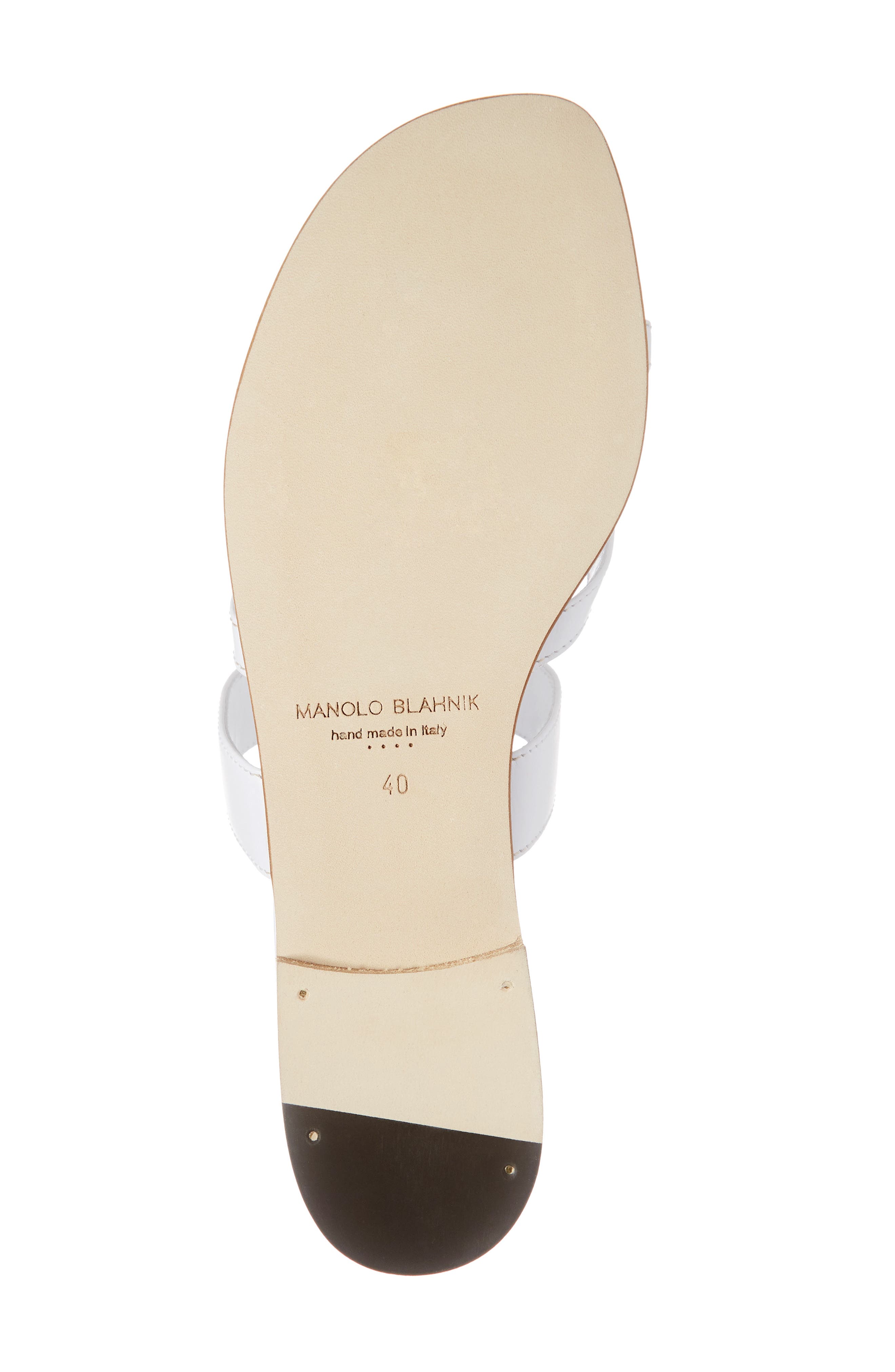 Manolo Blahnik Slide Sandal, Alternate, color, 