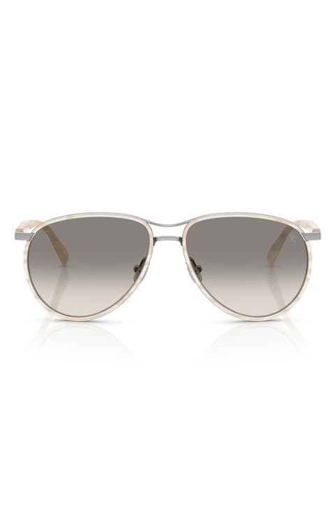 Apheleion 57mm Gradient Pilot Sunglasses