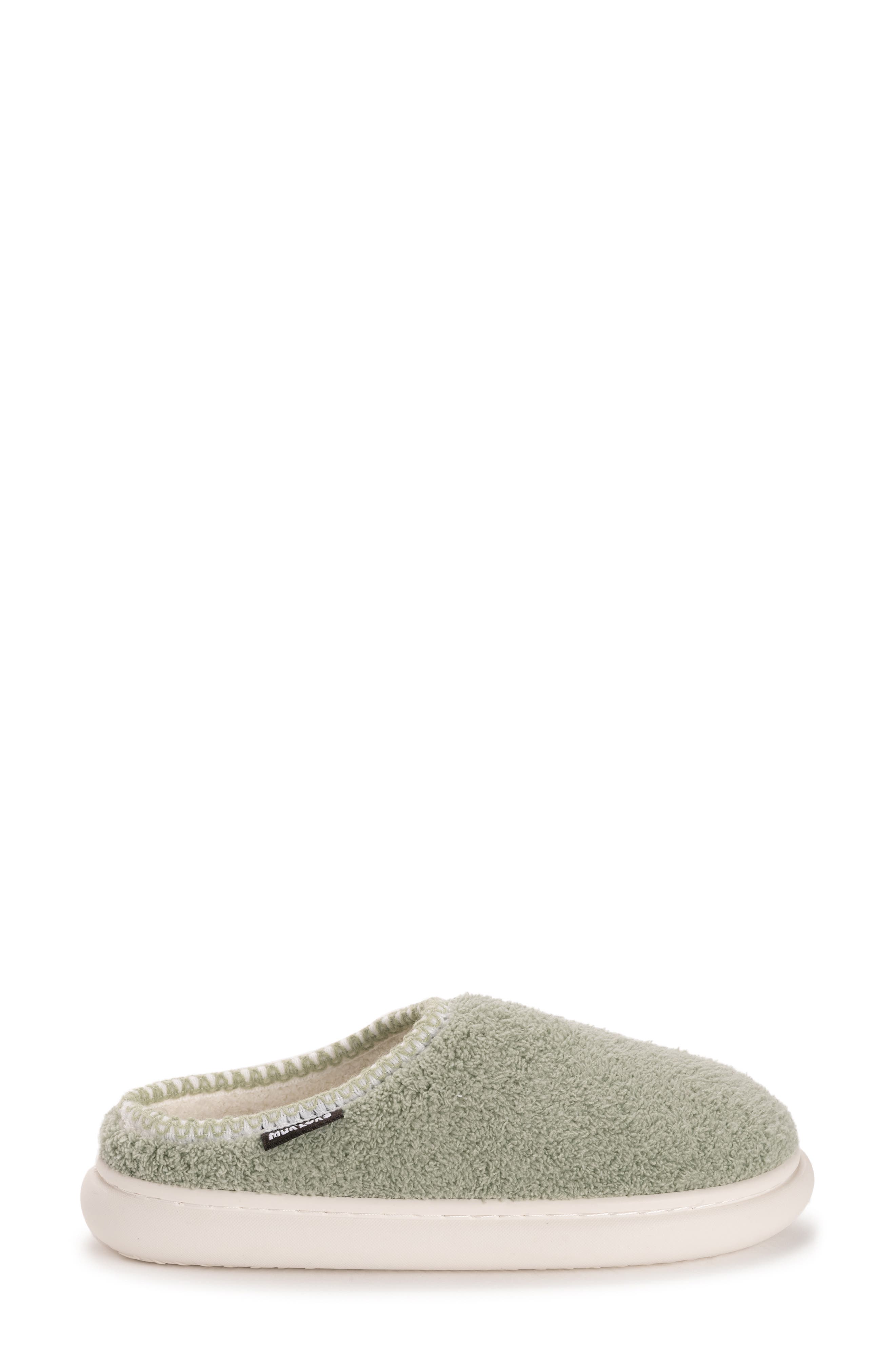 Luan Faux Shearling Clog Slipper, Alternate, color, SAGE