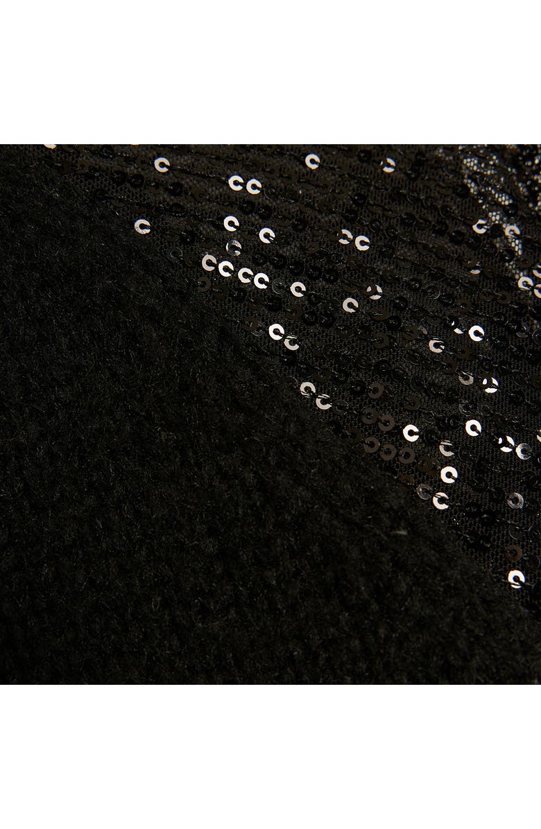 River Island Sequin Sleeve Sweater, Alternate, color,