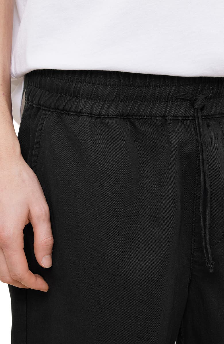 AllSaints Hanbury Cotton & Linen Drawstring Short, Alternate, color, 