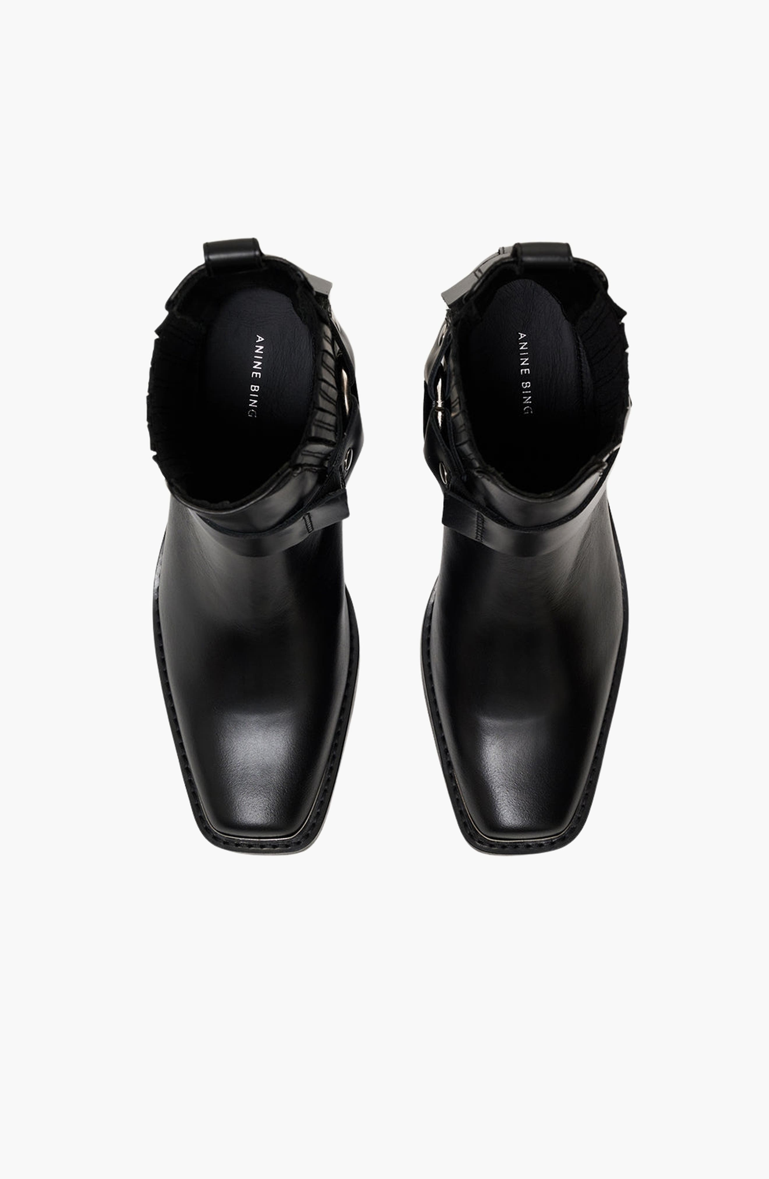 Mid Biker Boots, Alternate, color, Black