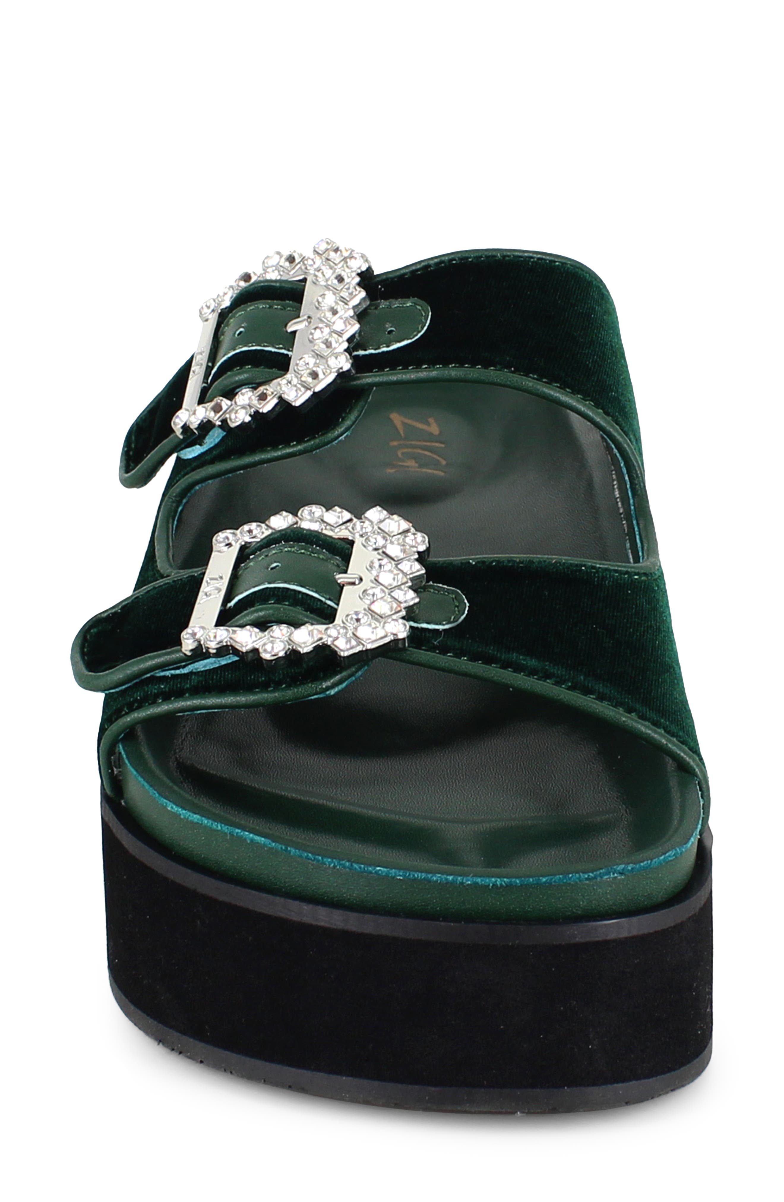 ZIGI Rosalinda Platform Slide Sandal, Alternate, color, Green