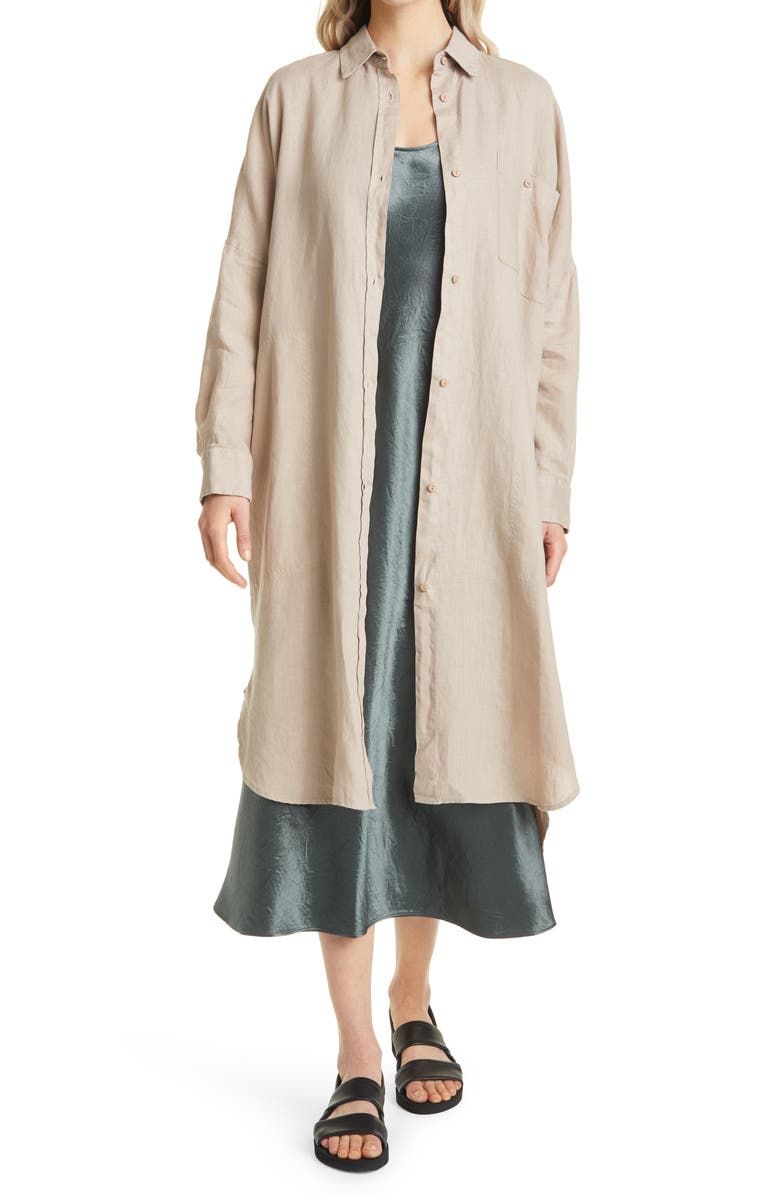 Max Mara Leisure Satin Slipdress, Alternate, color,