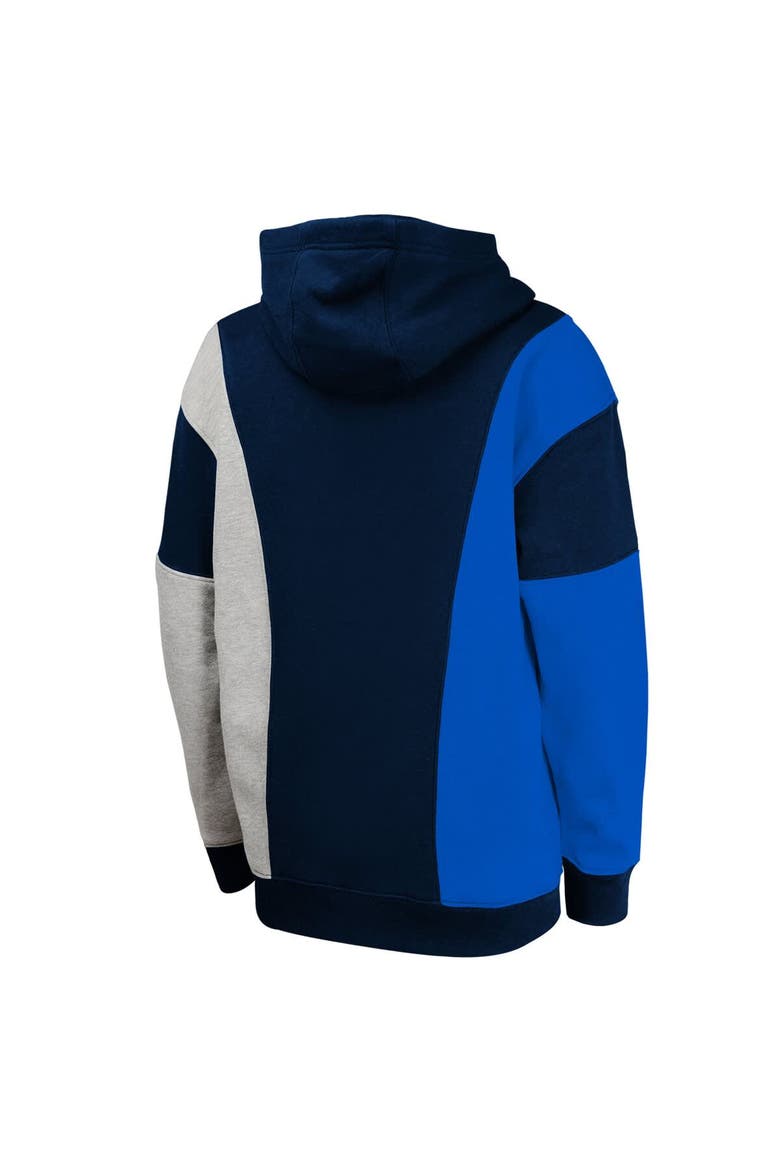 Youth  Navy Dallas Mavericks Ace In the Hole Pullover Hoodie, Alternate, color, Navy