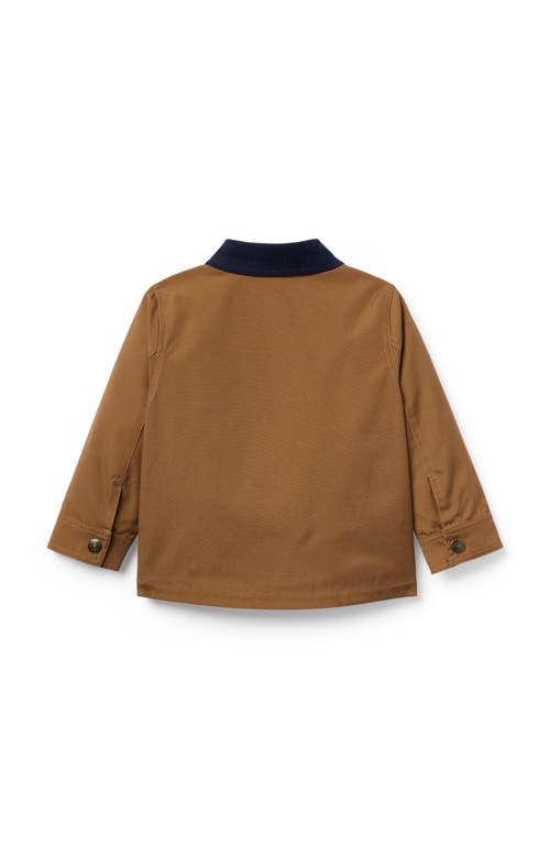 Janie And Jack The Utility Field Jacket In Brown