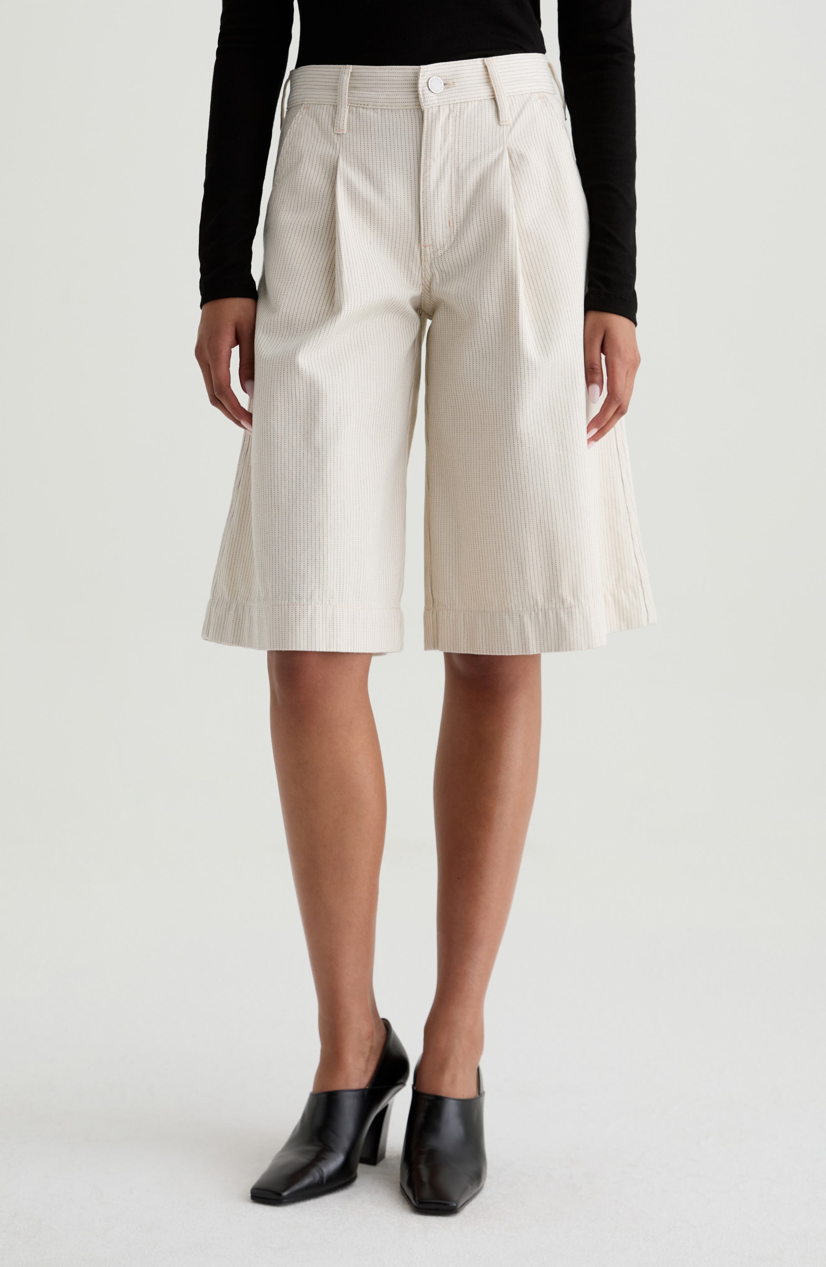 Riya High Waist Stripe Culotte Pants