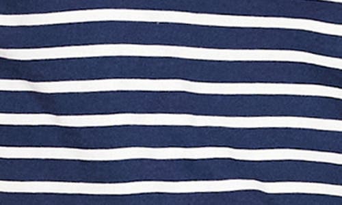 BODEN BODEN STRIPE HEART EMBROIDERED COTTON GRAPHIC T-SHIRT