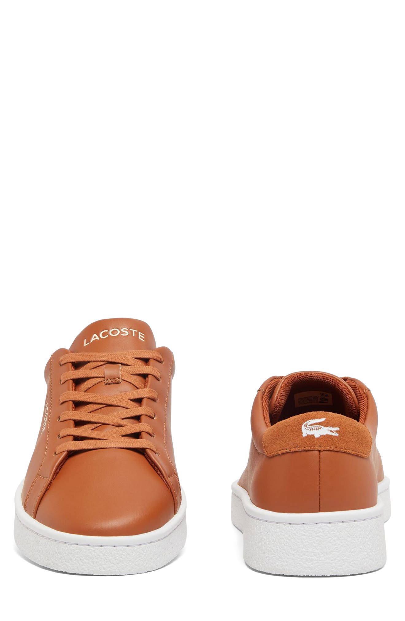 Lacoste Court Derby Sneaker, Alternate, color, Brown/ White