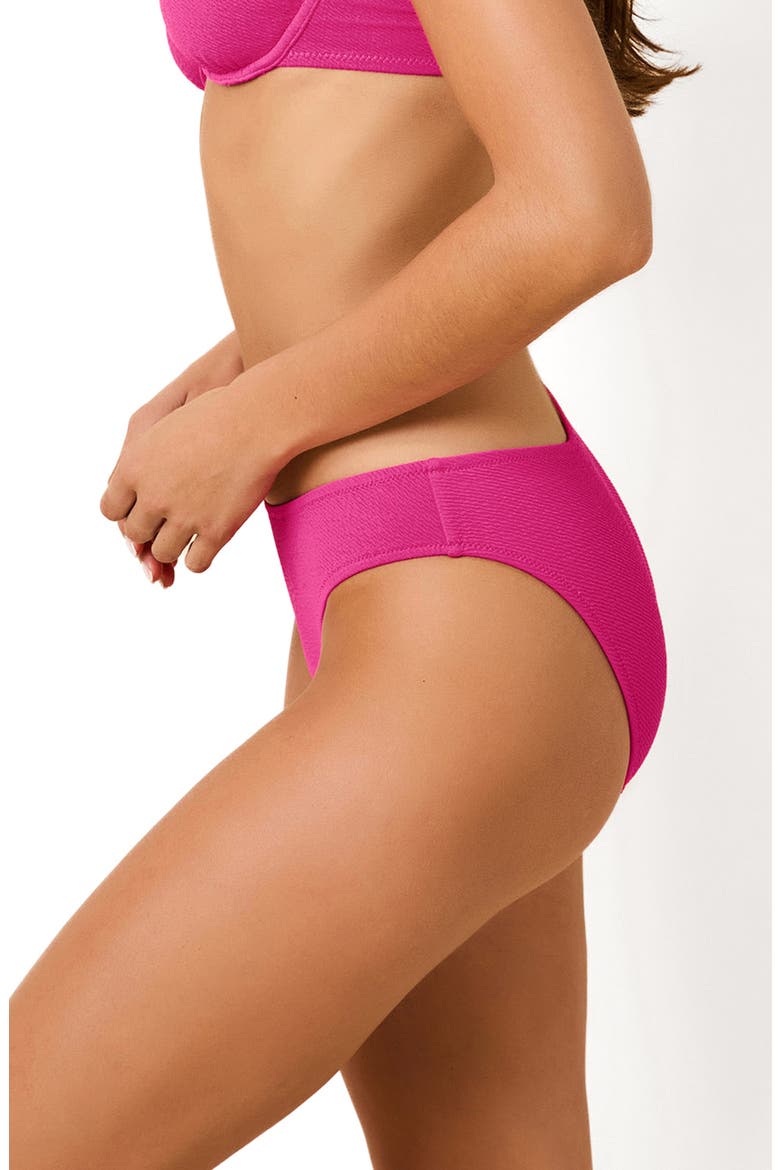 The Eva Low Rise Bikini Bottom, Alternate, color, PARADISE PINK