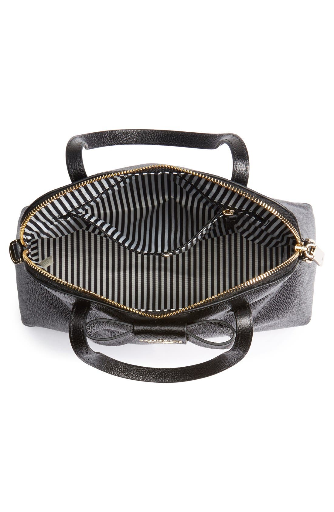 'julia street - maise' satchel, Alternate, color, BLACK