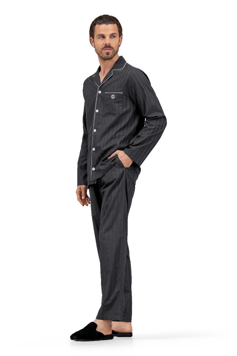 Baro Men's pajamas, Alternate, color, Dark Grey
