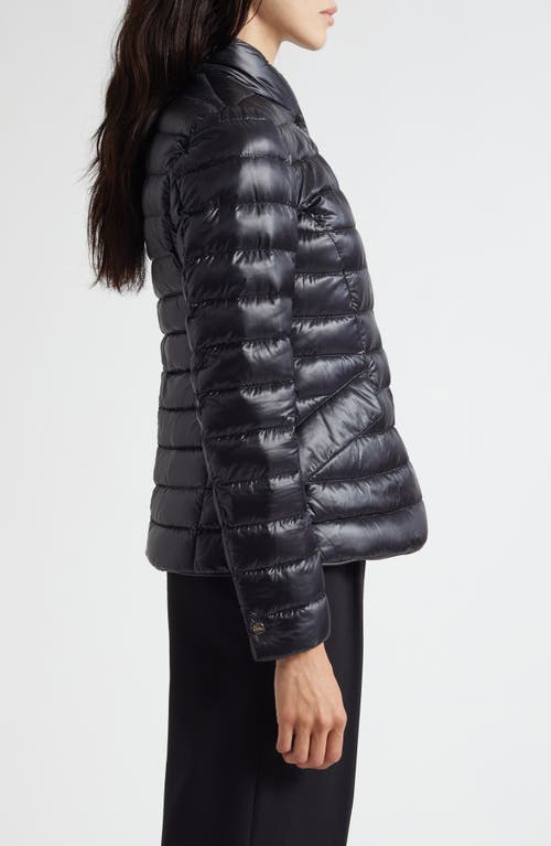 Herno Fitted Quilted Down Puffer Jacket In Black