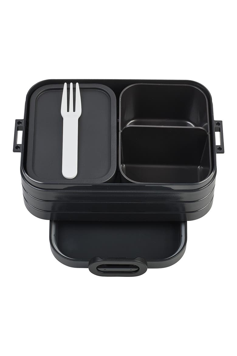 Midi Lunch Bento Box, Main, color, BLACK