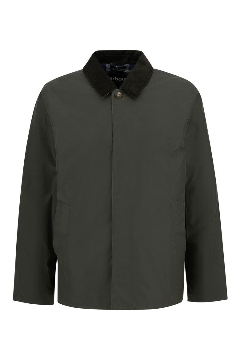 Lorden Waxed Mackintosh Jacket, Alternate, color, OLIVE