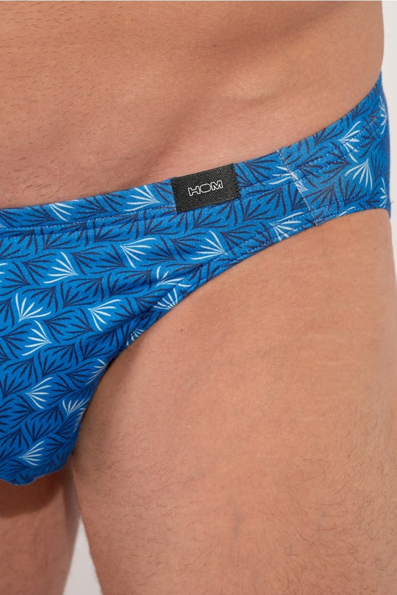 Beach Comber Comfort Micro Briefs, Alternate, color, Blue Print