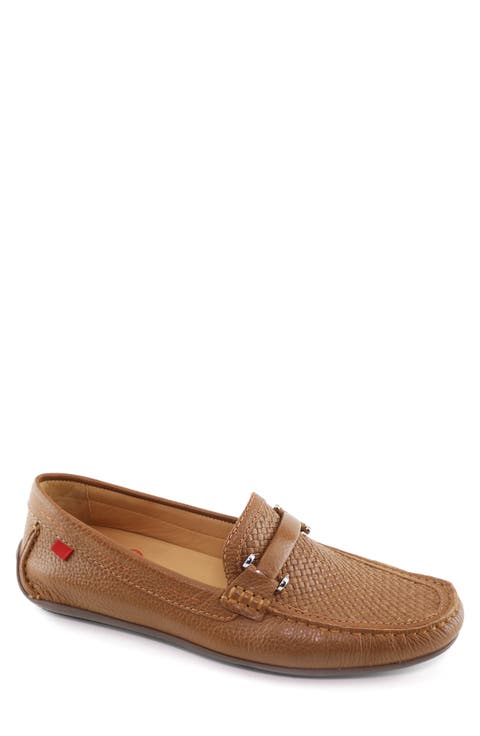Bryant Park Leather Weave Driver Loafer