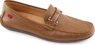 Marc Joseph New York Bryant Park Leather Weave Driver Loafer
