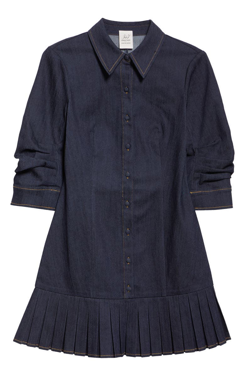 Cinq à Sept Lucilla Denim Minidress, Alternate, color, 