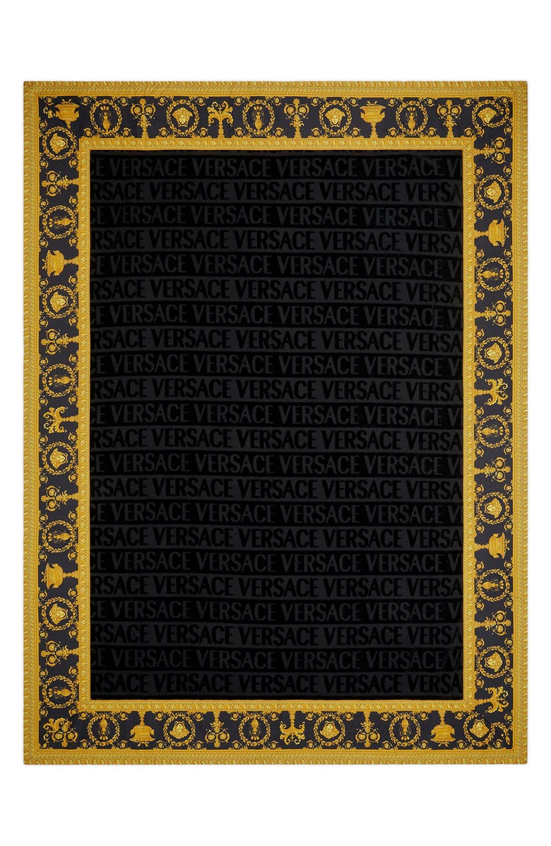 Versace I Heart Baroque Beach Towel, Alternate, color,