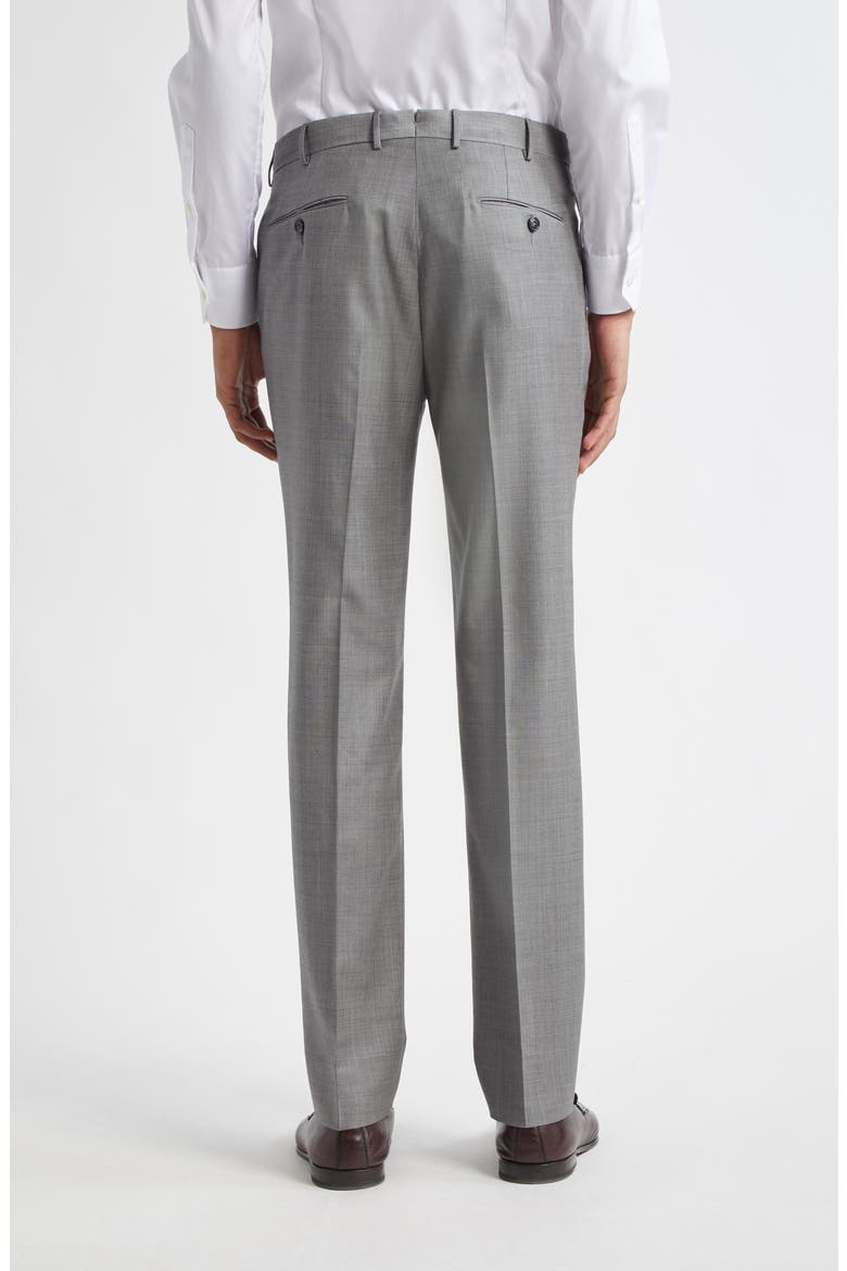 Mélange Wool Pants, Alternate, color, MD GRY SLD