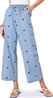 Friends Like These Embroidery Chambray Culottes